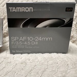 Tamron Af 10-24mm F/3.5-4.5 Di ll Model: BOO1N II for Nikon. EUC!   Like new!